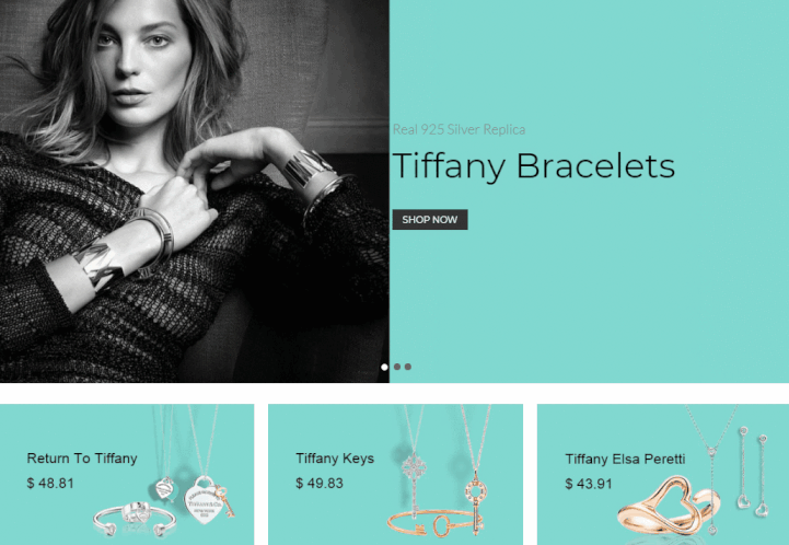 replica Tiffany jewelry about